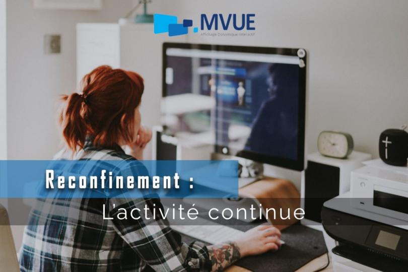 Re confinement : l'activité continue