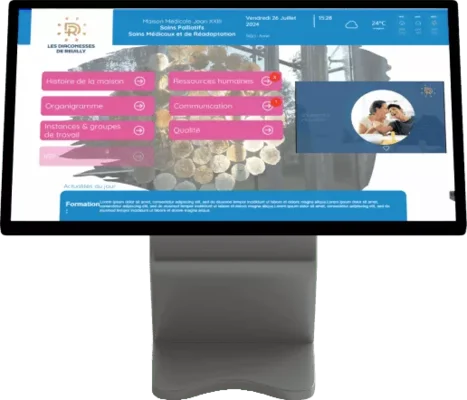 Table tactile de consultation document