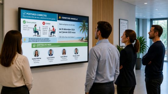 Comment moderniser la communication interne et les services RH grâce à l'affi...